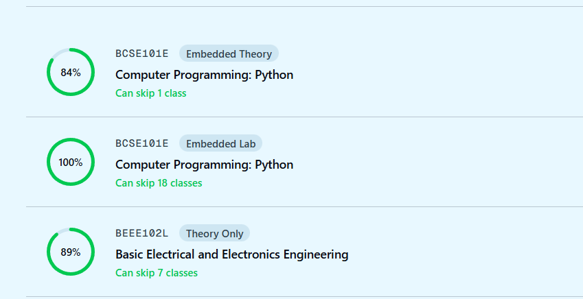 Never Miss a Class - Live Sync Engine feature in Deskly VIT Chennai app